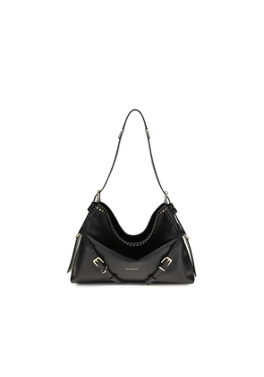 Givenchy Large Voyou Shoulder Bag In Shiny Leather