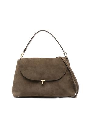 Totême T-Lock Suede Leather Tote Bag