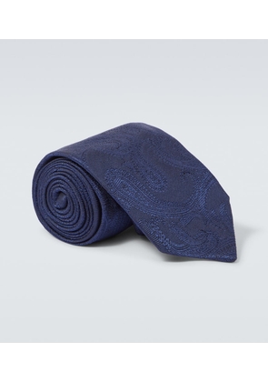 Brunello Cucinelli Paisley jacquard silk tie