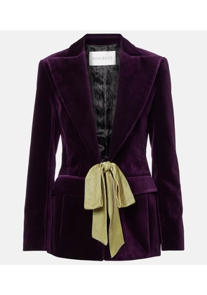 Nina Ricci Cotton velvet blazer
