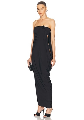 Maygel Coronel Manigua Dress in Black - Black. Size all.