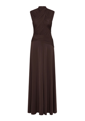 Rachel Gilbert Juniper Ruched Gown - Moda Operandi