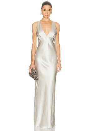 NILI LOTAN Bionca Dress in Pearl - Ivory. Size 4 (also in ).