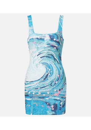 Staud Le Sable beaded minidress