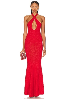 Retrofete Verona Dress in Red - Red. Size XL (also in ).