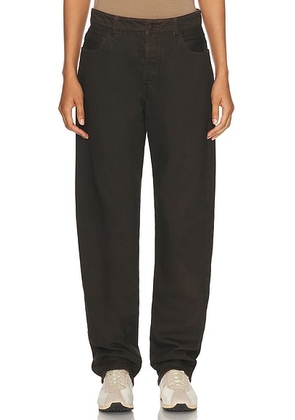The Row Carlyl Pant in Brown - Brown. Size 27 (also in ).