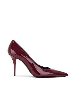 Saint Laurent Norma Pump in Grenat - Burgundy. Size 39.5 (also in 38.5).
