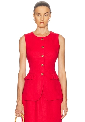 Posse Matilda Vest in Red - Red. Size L (also in ).
