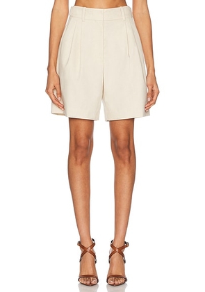 Ronny Kobo Andora Shorts in Ivory - Ivory. Size M (also in L).