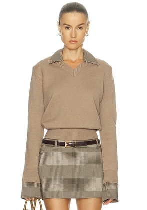 SEROYA Maia Sweater in Desert - Tan. Size XS (also in L).