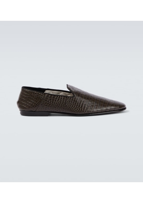 Tom Ford Steven croc-effect leather loafers