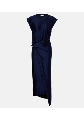Rabanne Draped jersey maxi dress