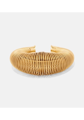 Alaia Logo cuff bracelet