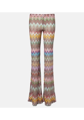 Missoni Zigzag lame flared pants