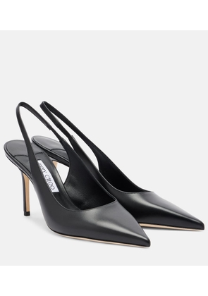 Jimmy Choo Love leather slingback pumps