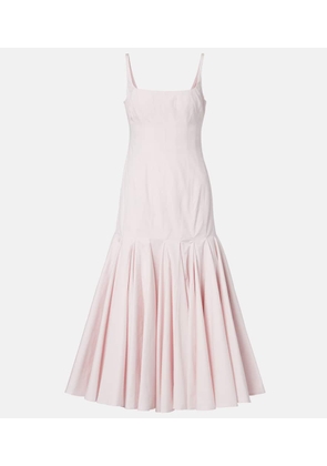 Jacquemus Agave cotton midi dress