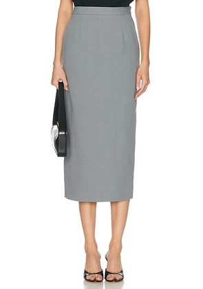 Willy Chavarria Tubo Skirt in Concrete - Grey. Size 26 (also in ).