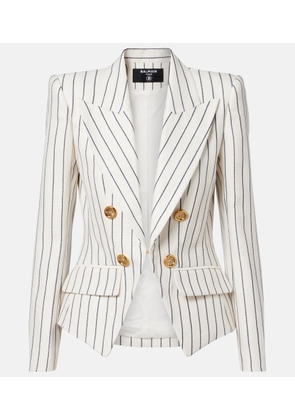 Balmain Pinstripe double-breasted blazer