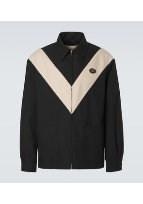 Valentino VLogo gabardine jacket