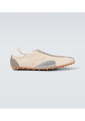 Maison Margiela Sprinters suede-trimmed leather sneakers