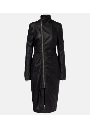 Rick Owens Gary leather coat