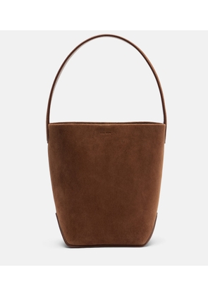 The Row Park Edge N/S Small suede tote bag