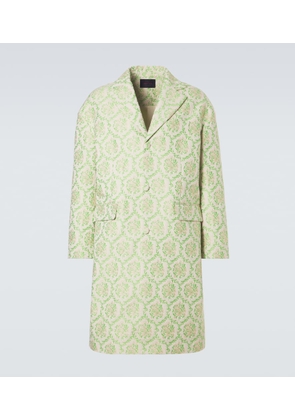 Simone Rocha Floral cotton-blend jacquard coat