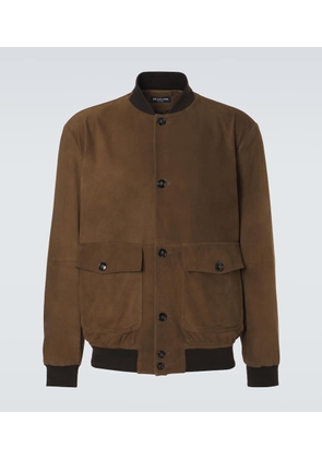 Kiton Suede bomber jacket