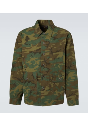 RRL Camouflage cotton overshirt