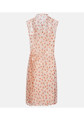 Jil Sander Floral midi dress