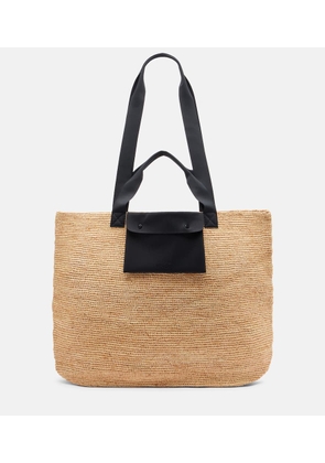 Eres Raffia tote bag