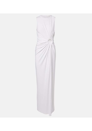 Sportmax Saletta cutout crepe jersey maxi dress