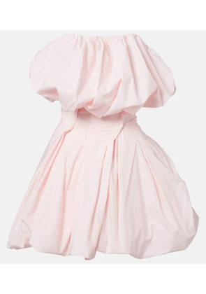 Magda Butrym Pleated cotton minidress