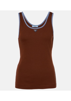 Prada Cotton jersey tank top