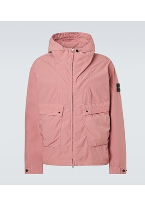 Stone Island Compass hooded canvas jacket