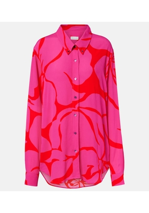 Dries Van Noten Floral oversized shirt