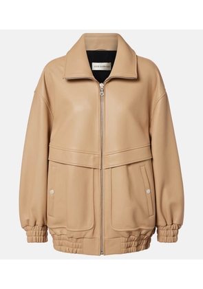 Nour Hammour Beck leather bomber jacket
