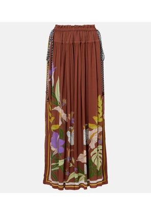 Alemais Alfie floral wide-leg pants