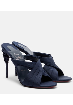 Christian Louboutin Affabula taffeta mules