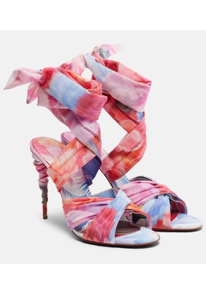 Christian Louboutin Affabula floral sandals