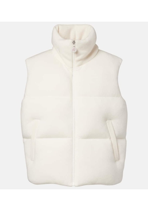 Perfect Moment Wool and cashmere down vest