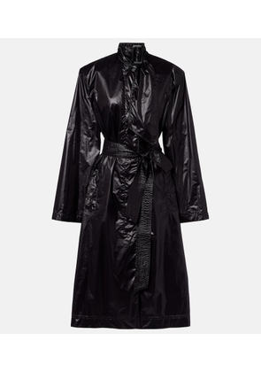 Saint Laurent Bow-detail belted trench coat