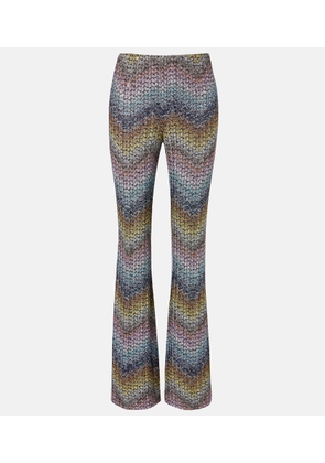 Missoni Sequined lame flared pants