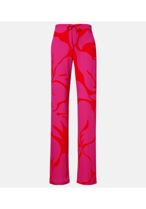 Dries Van Noten Floral straight pants