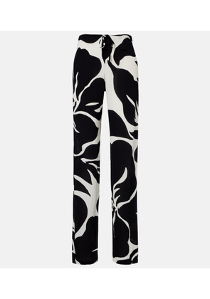 Dries Van Noten Floral straight pants