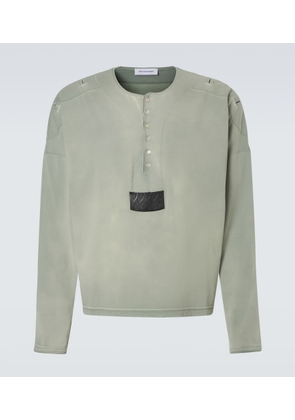 Kiko Kostadinov Sargo cotton Henley shirt