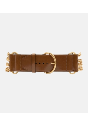 Chloe Chloe Camera Chain leather belt
