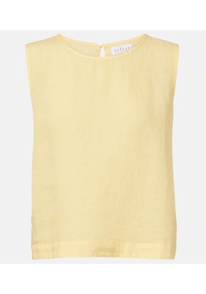 Velvet Maxine linen top