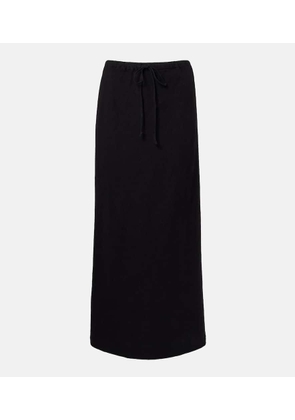 Velvet Beka linen maxi skirt