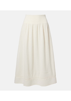 Velvet Mazie cotton gauze midi skirt